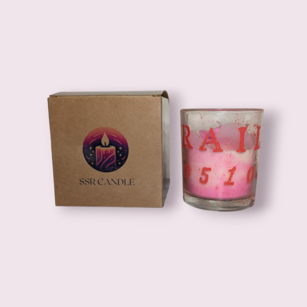 Bougie avec Gravure sur verre – Image 2