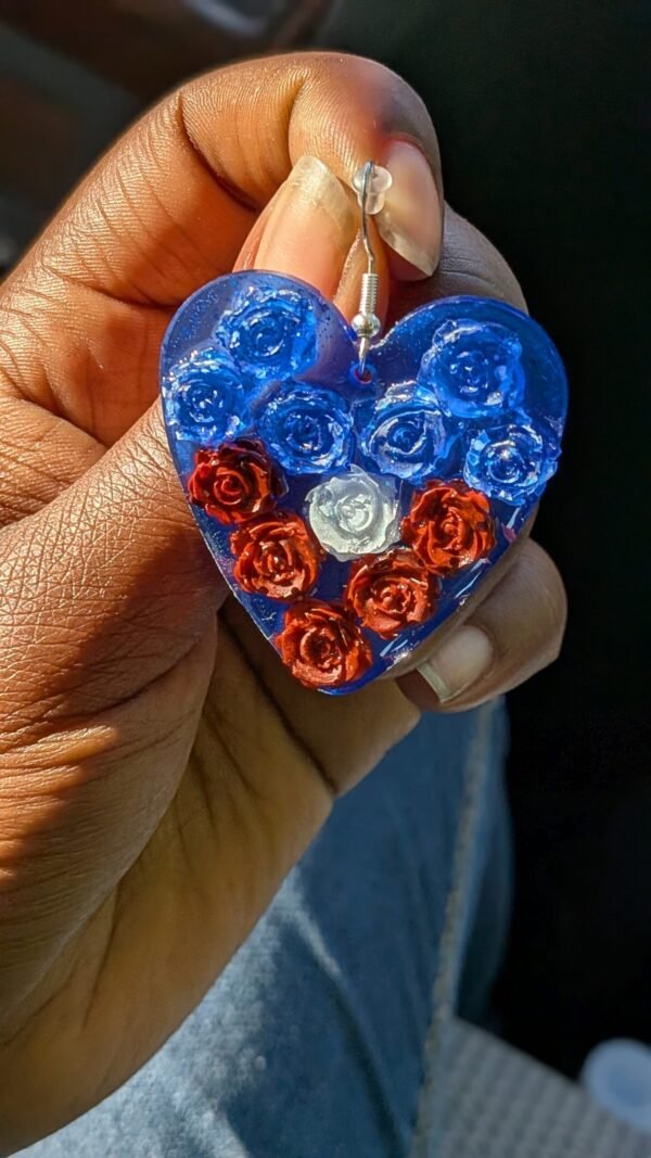 Boucles d’Oreilles Racine & Rose – Haïti