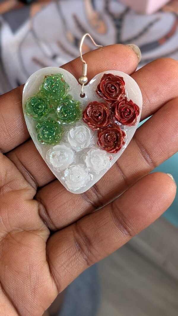 Boucles d’Oreilles Racine & Rose – Italie – Image 3